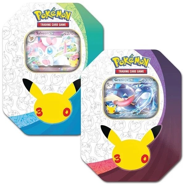 Pokémon 30th Anniversary | Sylveon / Greninja, Ophalen, Nieuw, Booster, Foil