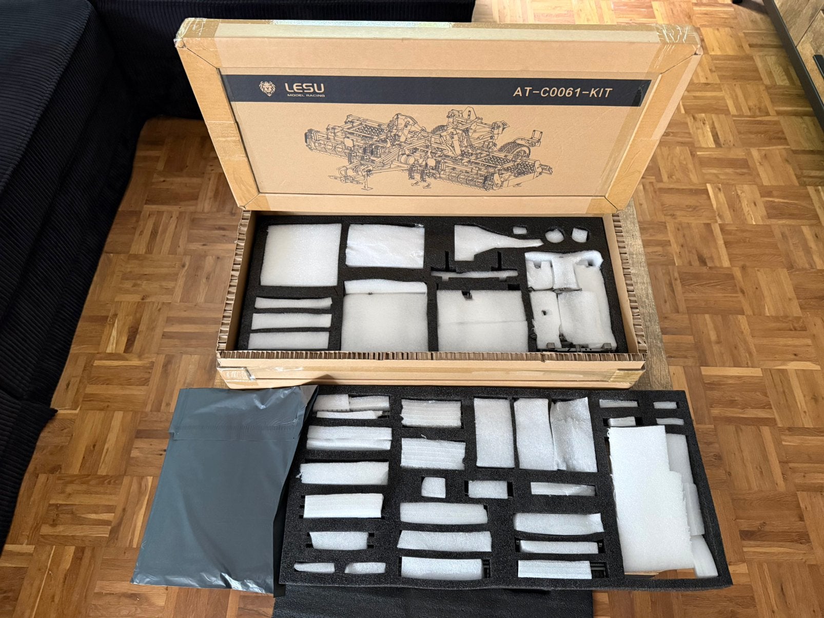 Lesu RC 1/14 Kit zaaibed combinatie, Ophalen of Verzenden, Nieuw, Groter dan 1:32