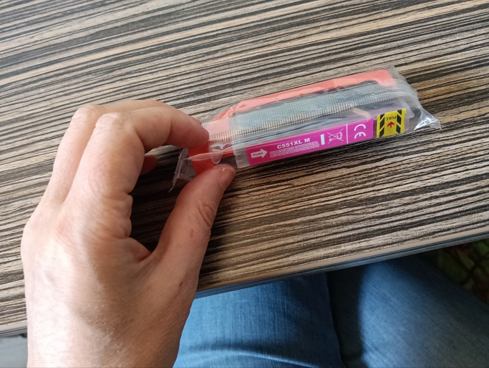 c551x kleur m 12ml cartridge huismerk canon nieuw, Verzenden, Nieuw, Cartridge, Canon