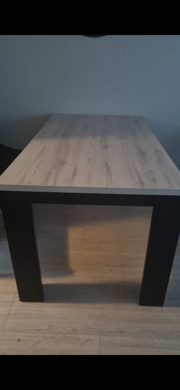 Eettafel en salontafel set, Overige houtsoorten, Gebruikt, 100 tot 150 cm, Modern