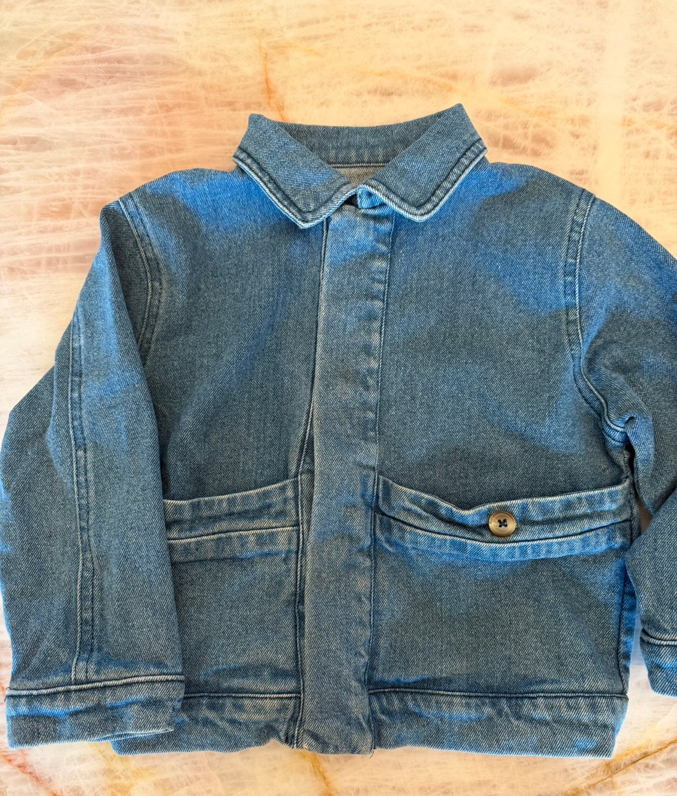 Donsje spijkerjas 2-3 jaar, Ophalen of Verzenden, Zo goed als nieuw, Jongen of Meisje, Jas
