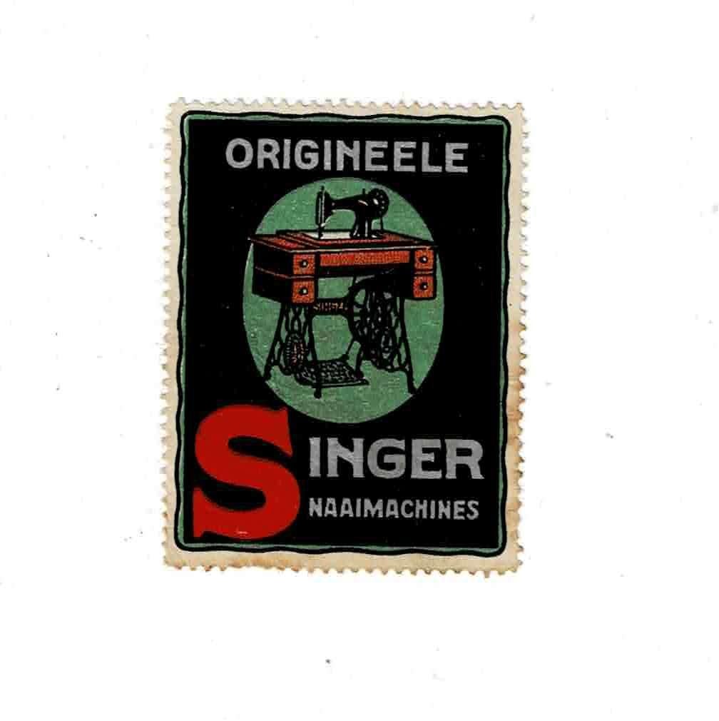 Oude sluitzegel van "SINGER", Verzamelen, Verzenden, Zo goed als nieuw, Overige typen