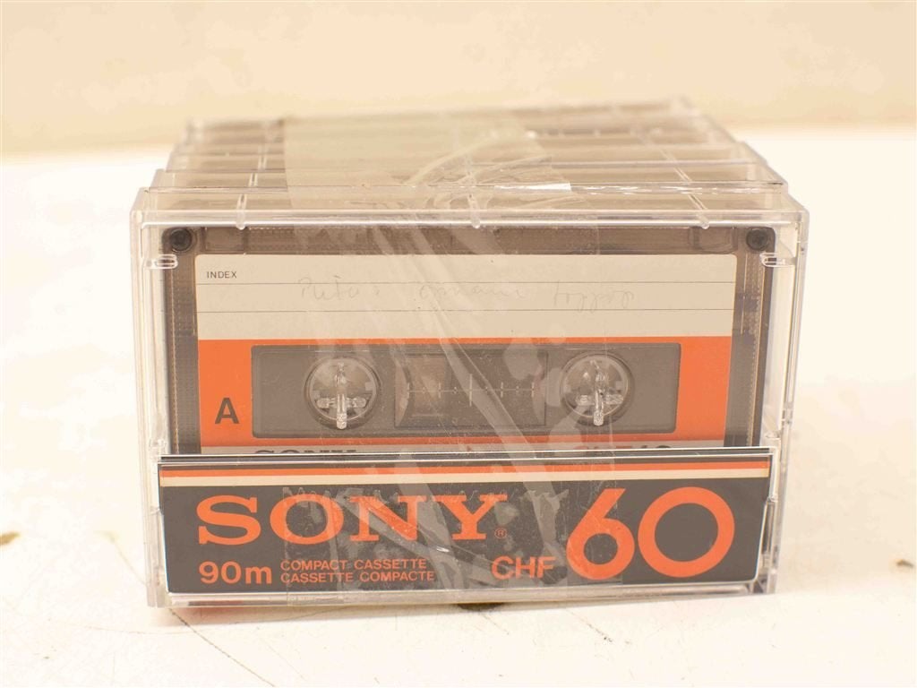 6 sony cassettebandjes 38478