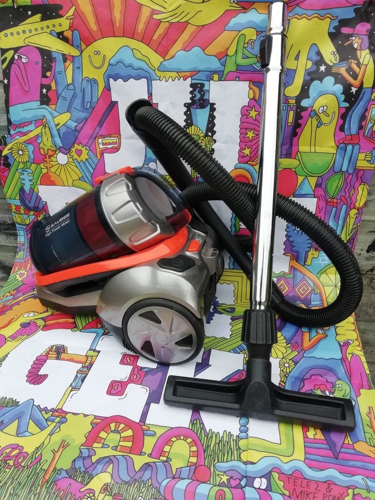 Sauber Multicyclone - Stofzuiger zonder zak, Witgoed en Apparatuur, Stofzuigers, Ophalen, Gebruikt, Reservoir, Minder dan 1200 watt