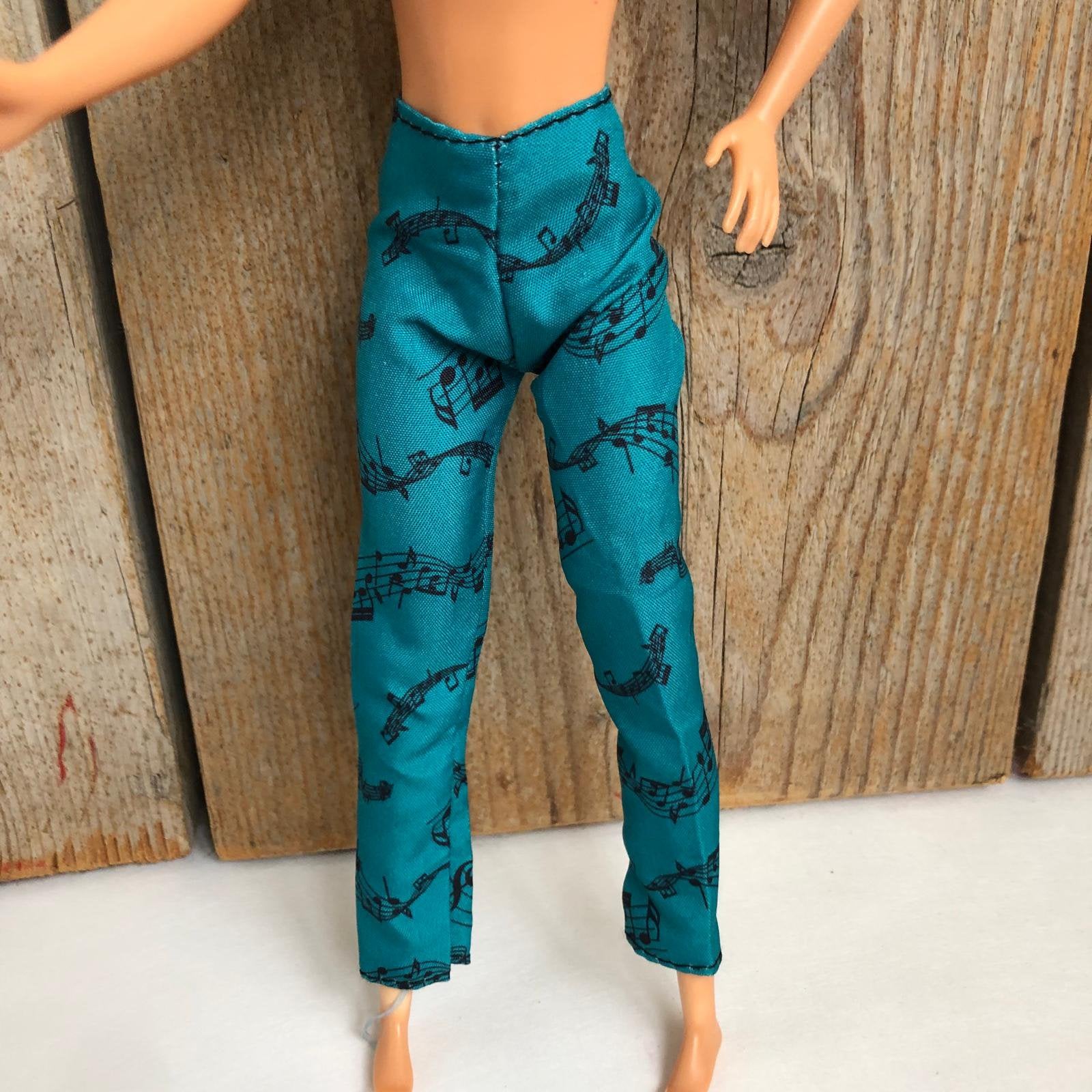 Zeegroen zwarte broek voor Barbie, Ophalen of Verzenden, Zo goed als nieuw, Barbie