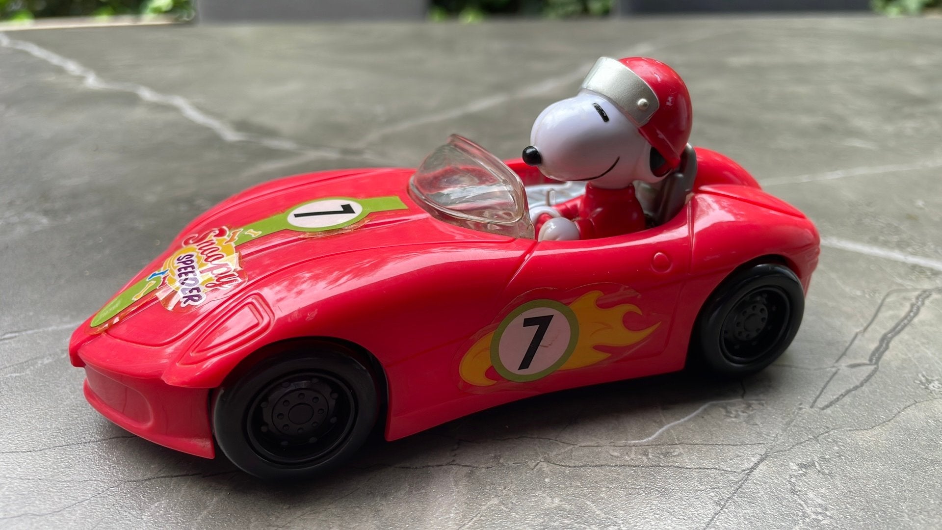 Vintage Peanuts Snoopy speeder, Ophalen of Verzenden, Zo goed als nieuw, Auto, Overige merken
