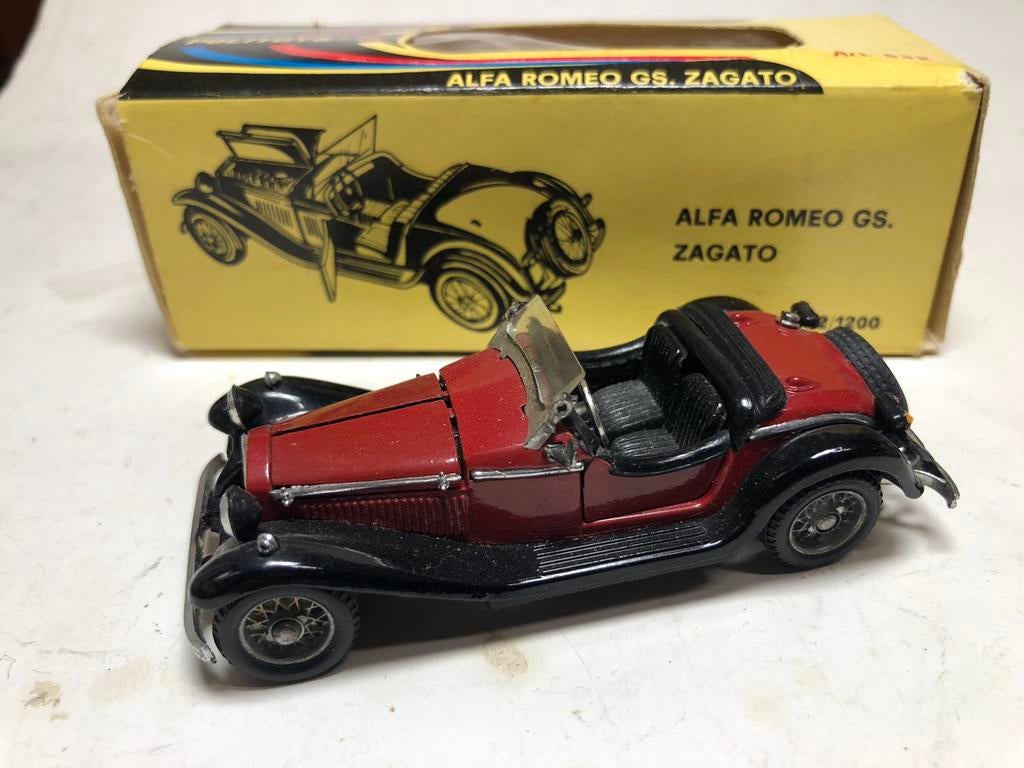 Politoys 532 Alfa Romeo Zagato, Ophalen of Verzenden, Zo goed als nieuw, Auto, Dinky Toys