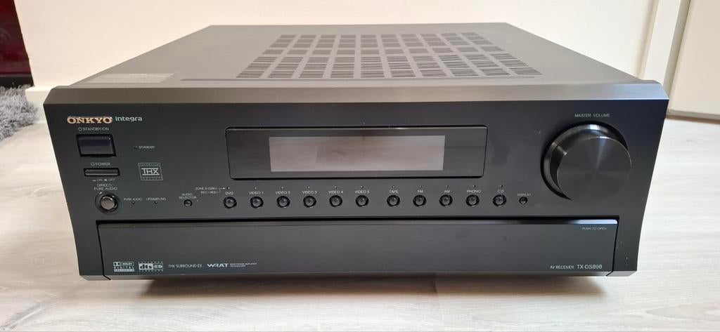Onkyo Integra TX-DS898 THX versterker met afstandsbediening, Audio, Tv en Foto, Versterkers en Receivers, Ophalen, Gebruikt, 120 watt of meer