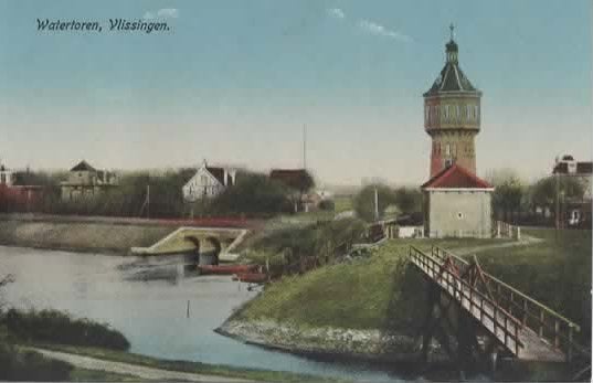 Vlissingen Watertoren, Verzenden, Voor 1920, Ongelopen, Zeeland