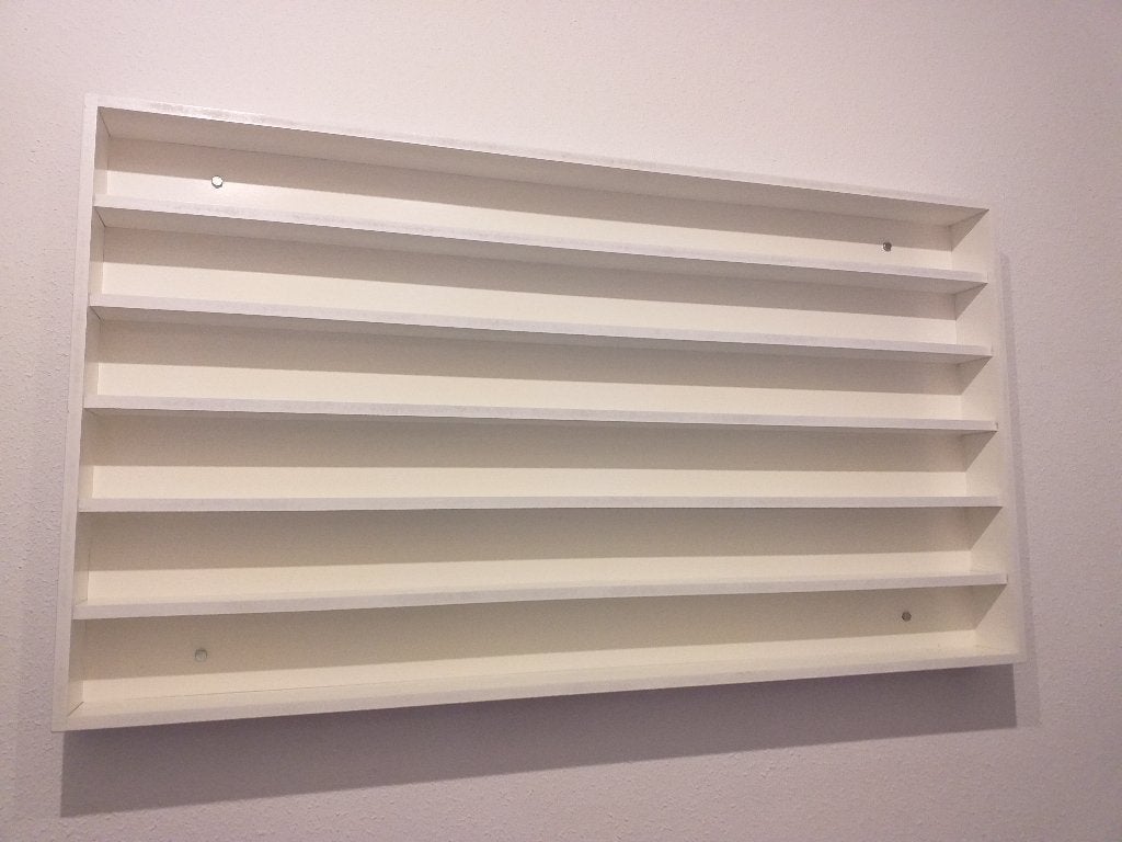 Mooie vitrine voor H0 modeltreinen, Gelijkstroom of Wisselstroom, Overige typen, Zo goed als nieuw, Ophalen