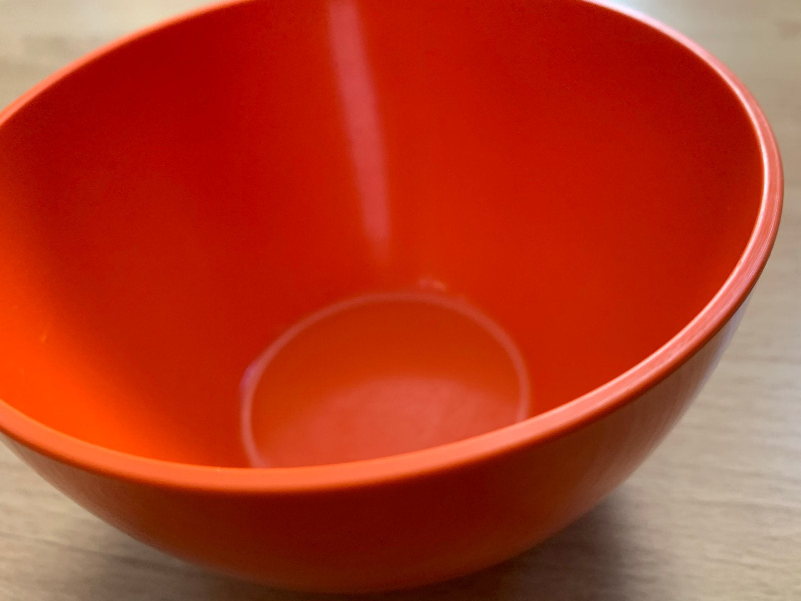 Vintage Mepal Rosti Schalen - Oranje en Geel (Set van 2), Kunststof, Schaal, Rond, Ophalen of Verzenden