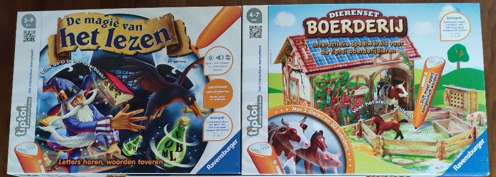 Tiptoi 2 uitbreidingssetten, Ophalen of Verzenden, Zo goed als nieuw, Ontdekken, Met geluid
