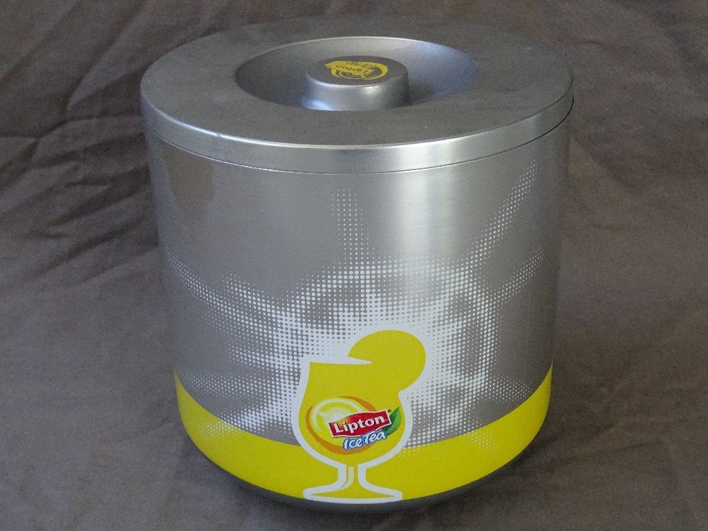 Lipton ice tea koeler ijsemmer ijsblokjes emmer ijsklontjes, Verzamelen, Ophalen of Verzenden, Nieuw, Gebruiksvoorwerp