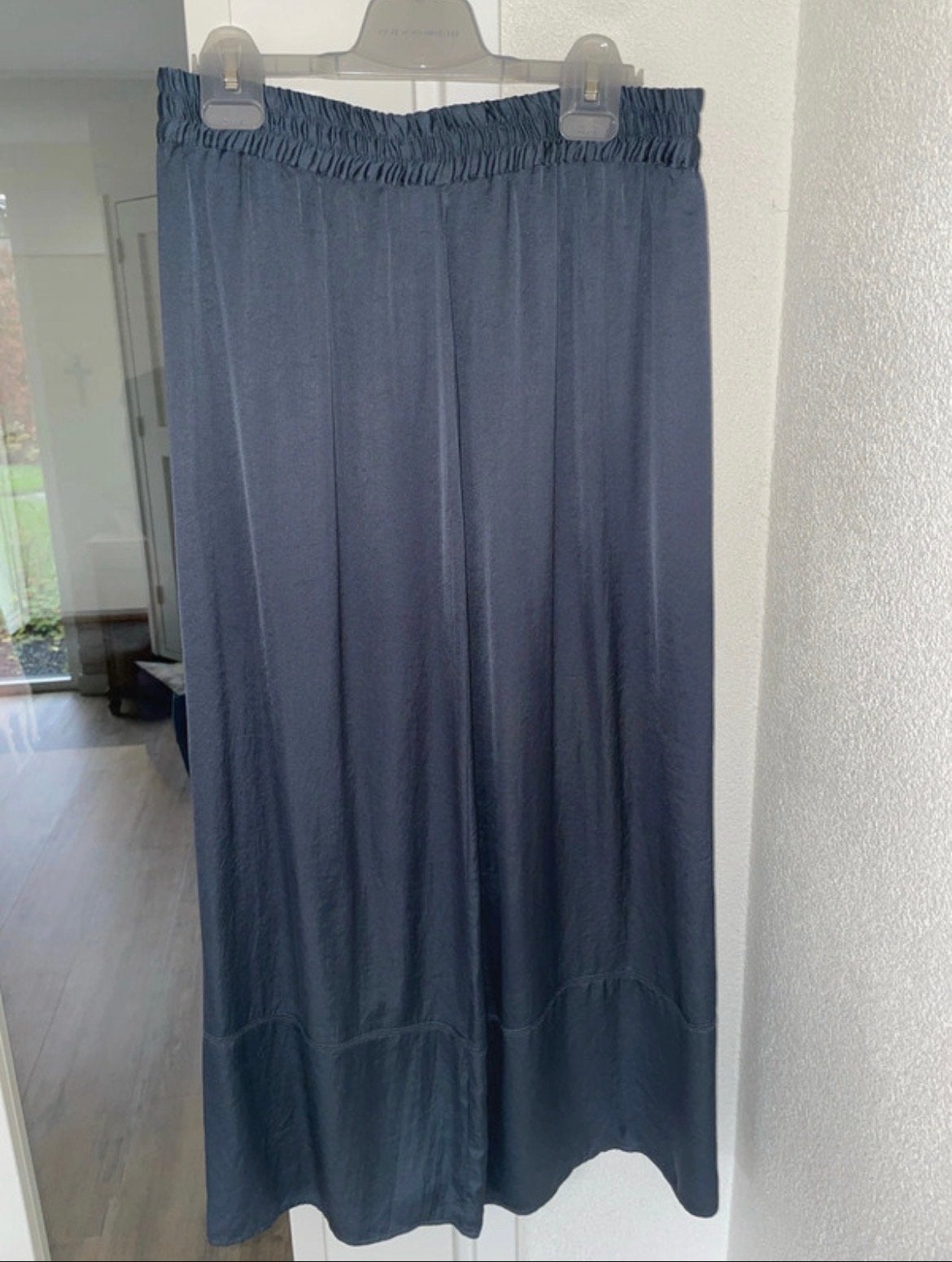 American Vintage Lange Petrol Rok - Soepel & Luchtig, Kleding | Dames, Rokken, Ophalen of Verzenden, Zo goed als nieuw, Overige kleuren