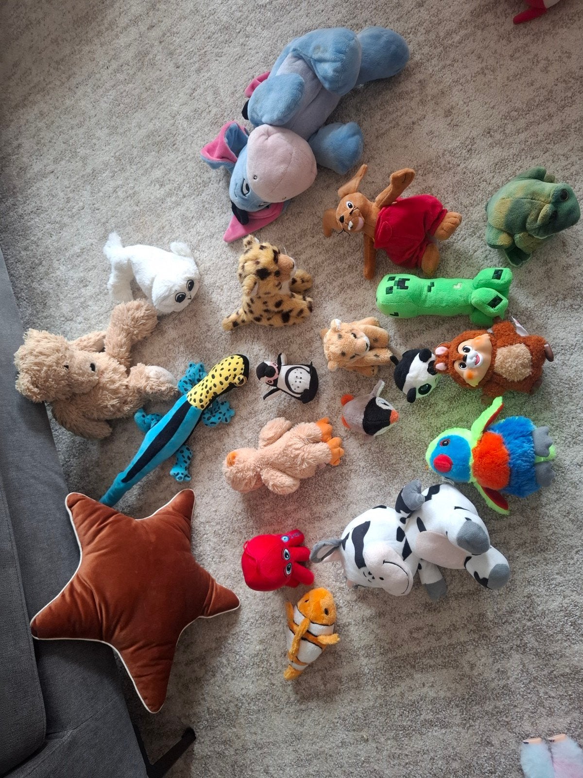 Diverse knuffels - Bieden, Gebruikt, Overige karakters, Overige typen, Ophalen of Verzenden