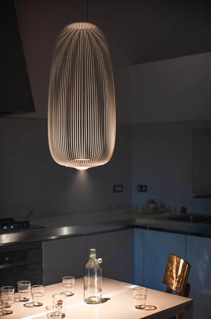 Foscarini Spokes 1 lamp, Ophalen, Zo goed als nieuw, Metaal, 75 cm of meer