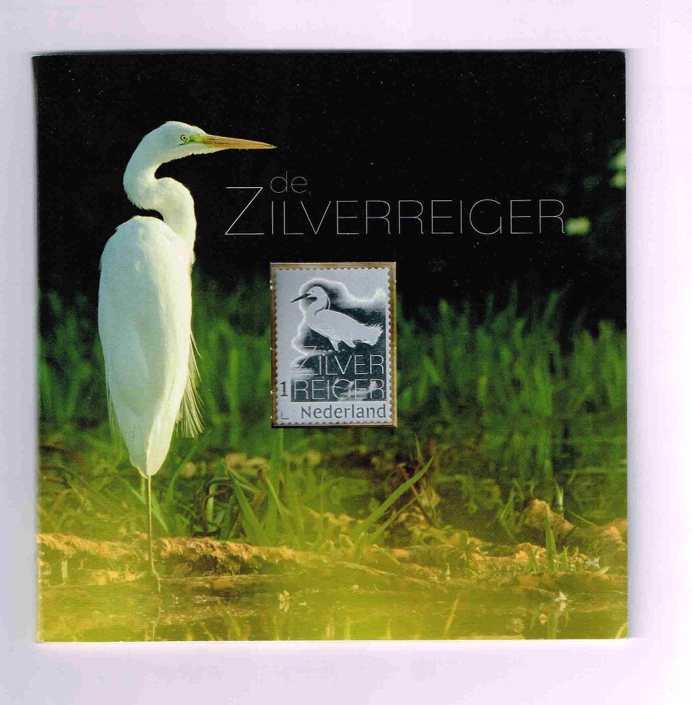 De Zilverreiger Zilveren zegel / 64.1v, Verzenden, Na 1940, Postfris