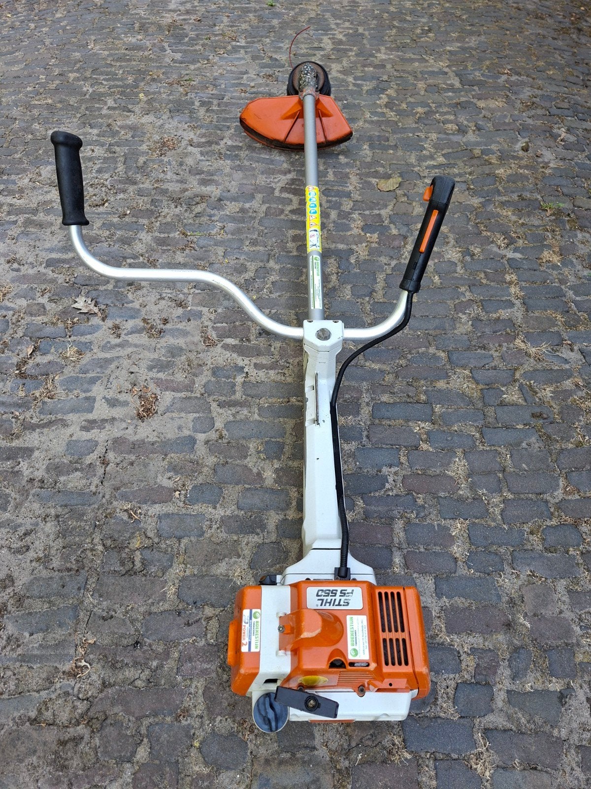 nette stihl FS550  bosmaaier met draadbol, Ophalen, Gebruikt, Benzine, Stihl