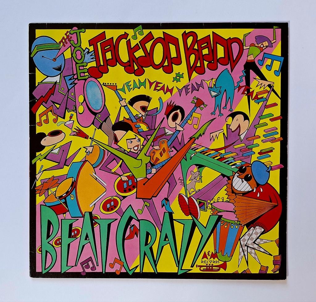 Vinyl LP Joe Jackson - Beat Crazy, Inclusief binnenhoes, 1980 - 1989, Ophalen of Verzenden, Zo goed als nieuw