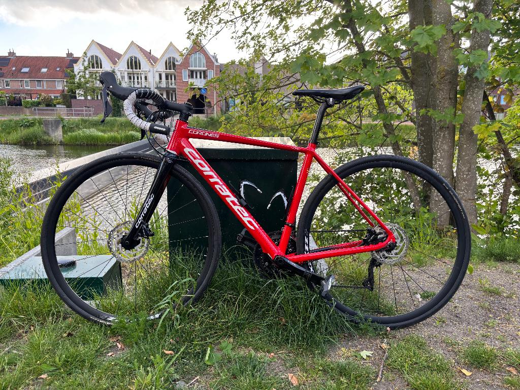 Corratec Corones (Shimano 105), maat S, incl. Garmin 130+, 28 inch, Gebruikt, Heren, Aluminium
