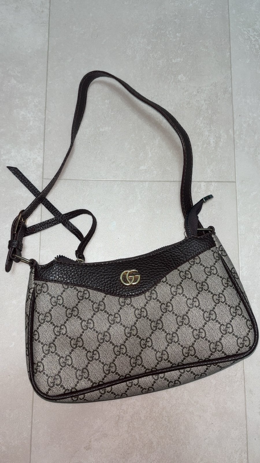 Gucci tas, Ophalen of Verzenden, Nieuw, Bruin, Handtas