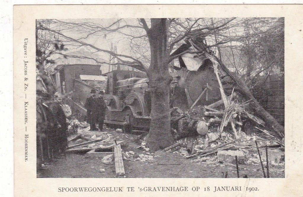 s-Gravenhage-Spoorwegongeluk 1902, Verzenden, Voor 1920, Ongelopen, Zuid-Holland