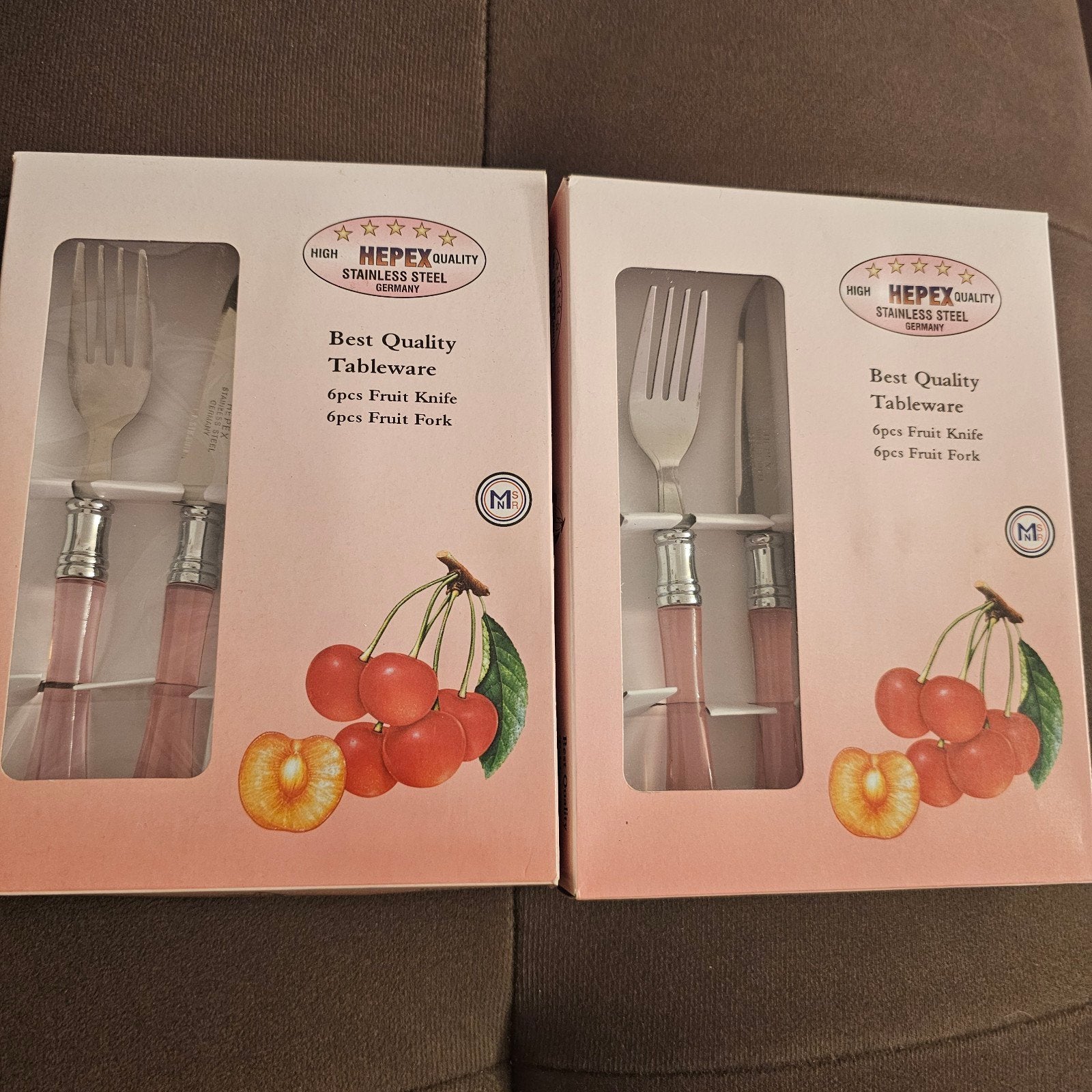 dessert  set nieuw, Huis en Inrichting, Keuken | Servies, Kunststof, Overige typen, Nieuw, Ophalen of Verzenden