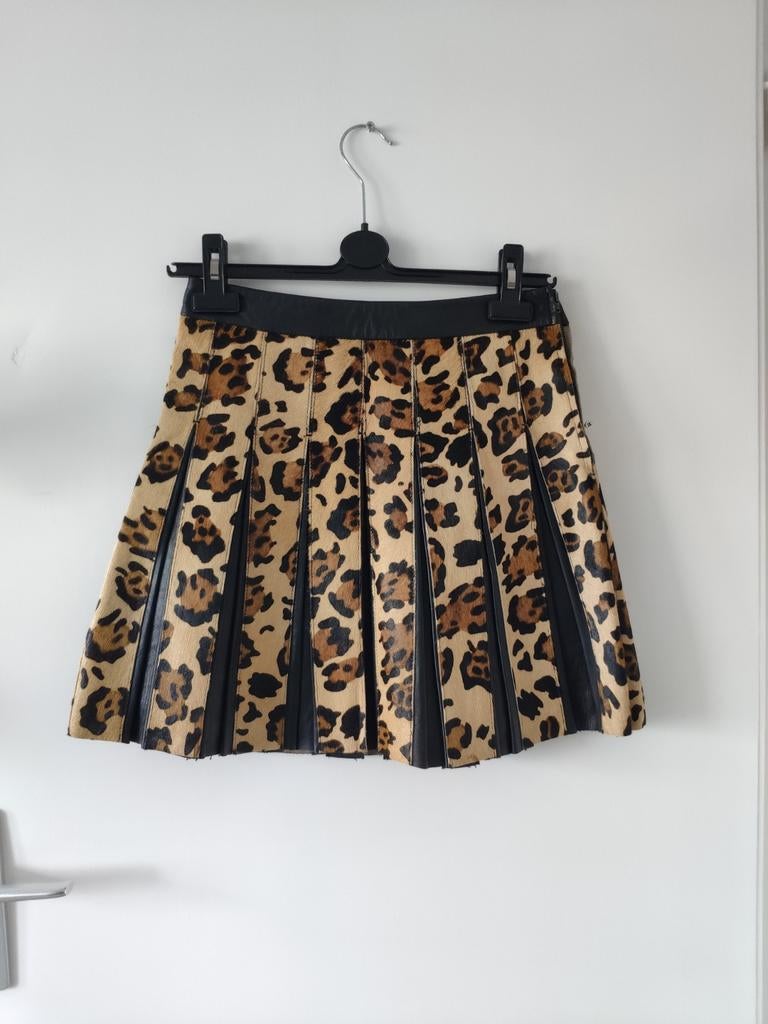 Nikkie May rok Leopard XS 34 echt leer nieuw, Kleding | Dames, Rokken, Nieuw, Ophalen of Verzenden, Nikkie, Maat 34 (XS) of kleiner