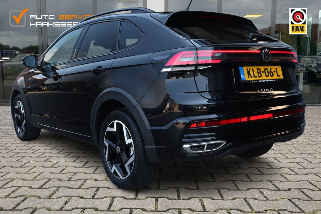 Volkswagen Taigo 1.5 TSI R-Line | Trekhaak | Camera | ACC |, Auto's, Volkswagen, 4 cilinders, 150 pk, Zwart, 1202 kg