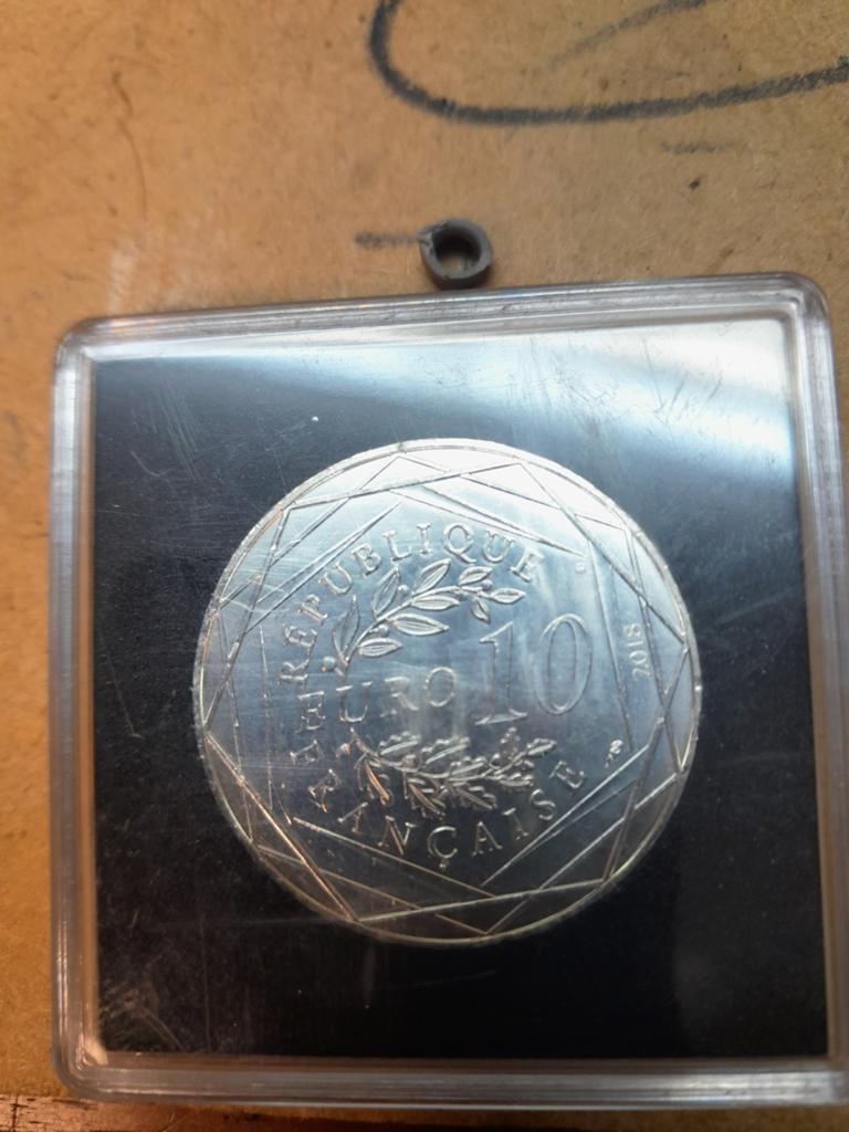 Zilveren 10 Euro Mickey Mouse Munt, Postzegels en Munten, Zilver, Ophalen of Verzenden, Frankrijk, 10 euro