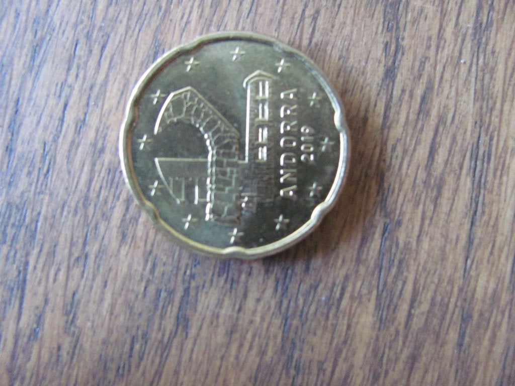 20 eurocent Andorra 2019, Postzegels en Munten, Munten | Europa | Euromunten, Ophalen of Verzenden, Overige landen, 20 cent