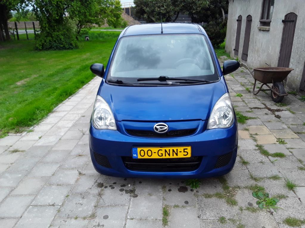 Daihatsu Cuore 1.0 5D 2008 Blauw, Voorwielaandrijving, 600 kg, Zwart, 18 €/maand