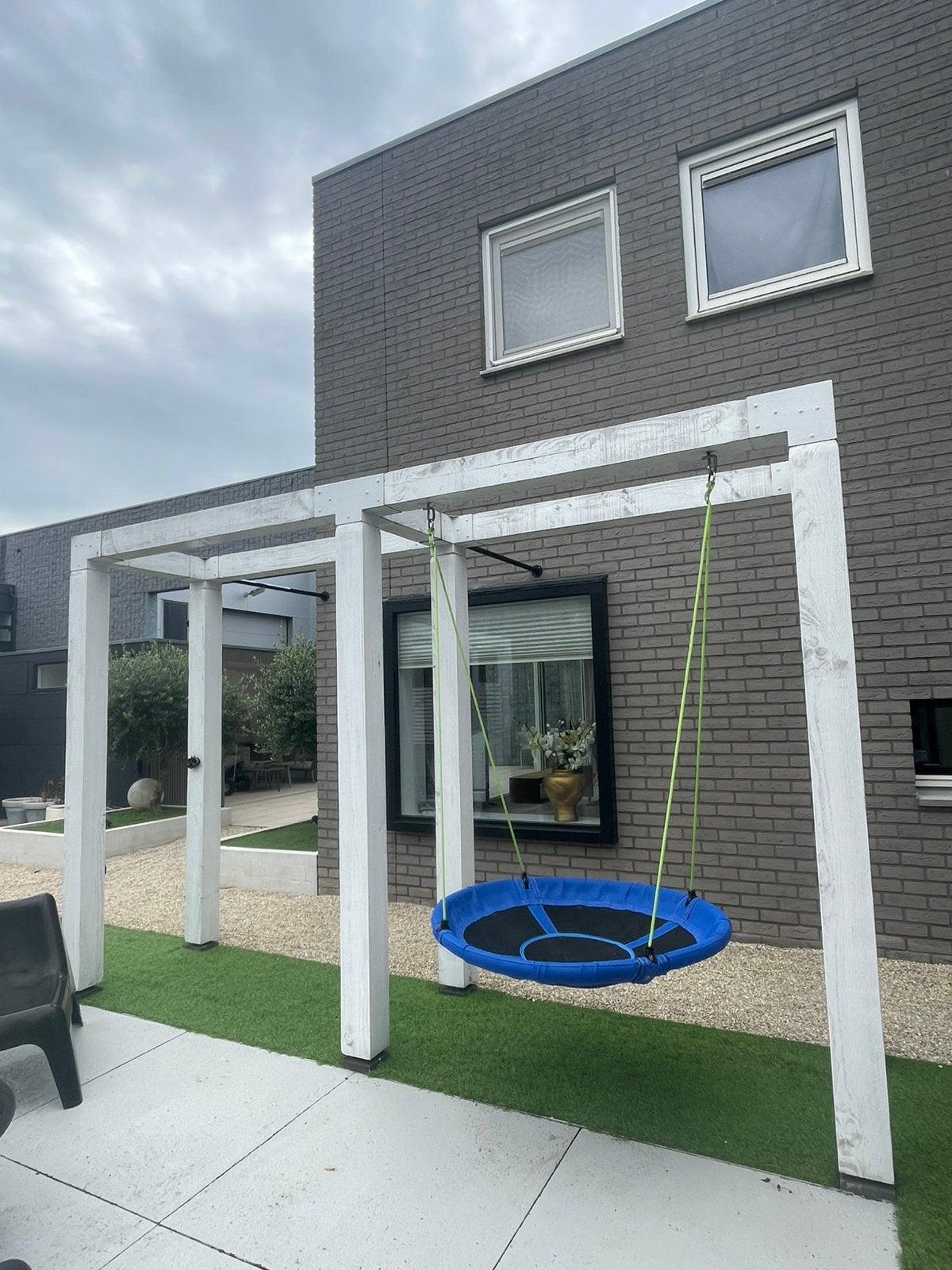 Prachtige witte pergola – Douglas, Tuin en Terras, Ophalen, Zo goed als nieuw, Veranda
