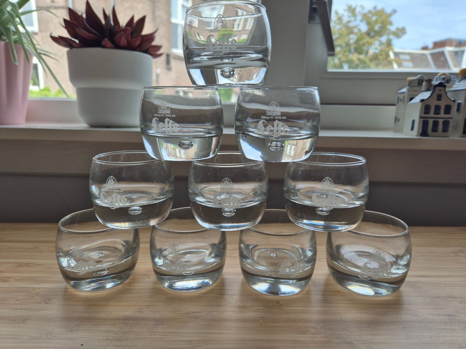 Kleine Leffe shot / proefglazen 36 stuks., Ophalen of Verzenden