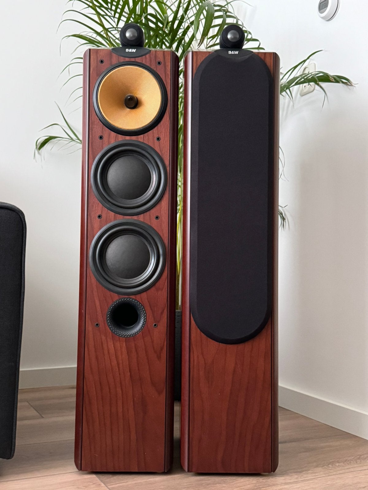 B&W CDM 9NT Luidsprekers Red Cherry, Audio, Tv en Foto, Ophalen, Zo goed als nieuw, Bowers & Wilkins (B&W)