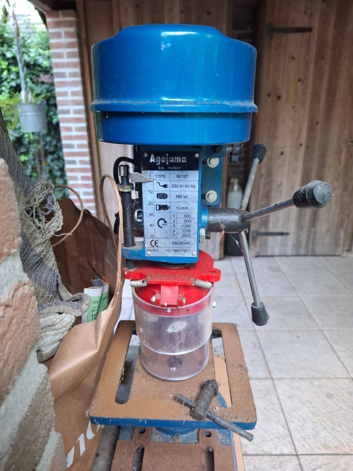 Kolomboormachine Agoyama - Oud maar ongebruikt, Ophalen, Nieuw, Minder dan 400 watt, Kolomboormachine