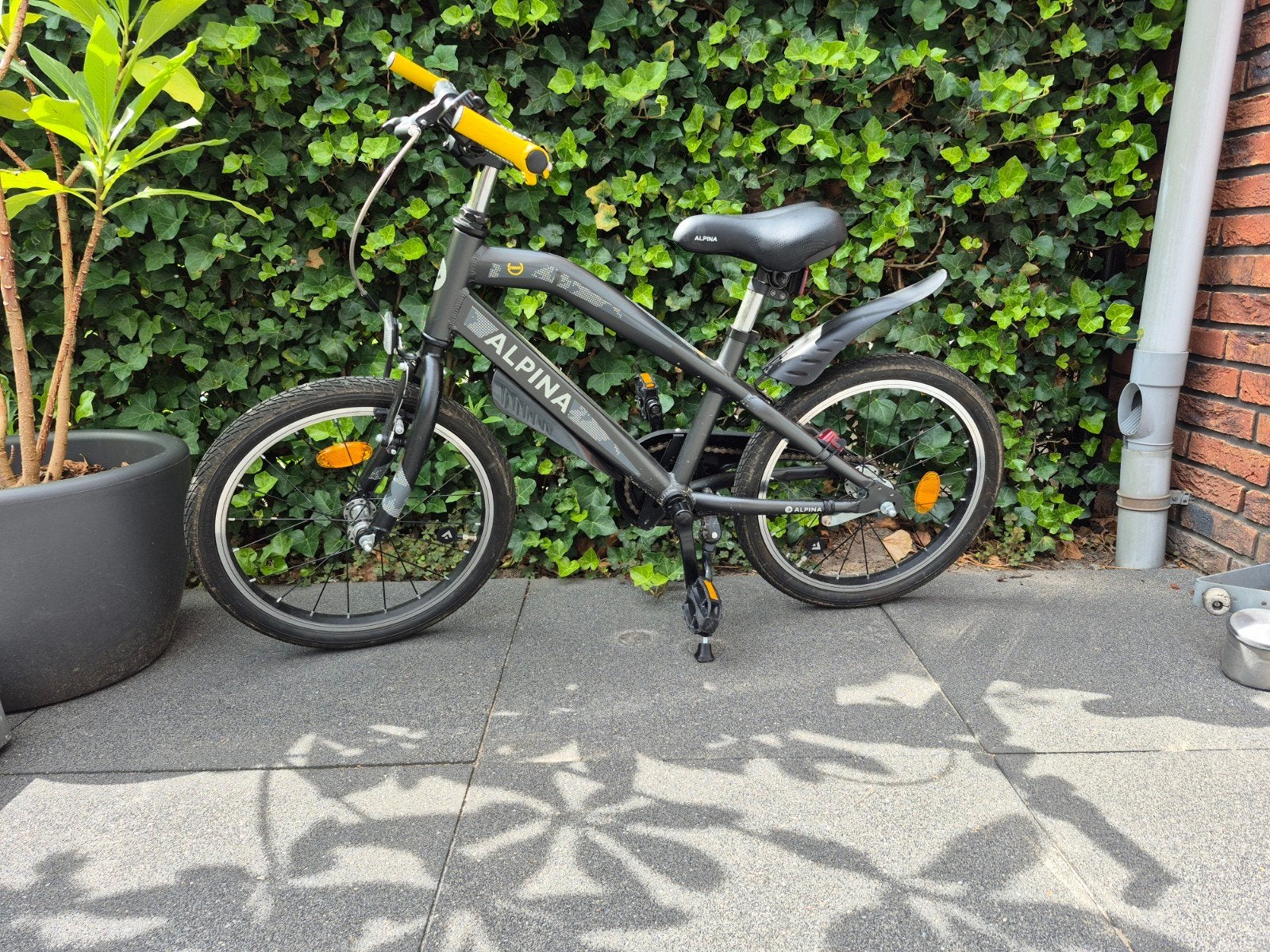 Alpina Trial 18 inch kinderfiets - Zo goed als nieuw, Ophalen, Terugtraprem, 16 tot 20 inch, Alpine