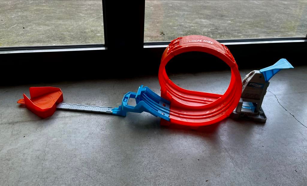 Hot Wheels Racebaan met Looping en Car Wash, Kinderen en Baby's, Speelgoed | Racebanen, Ophalen of Verzenden, Hot Wheels, Met looping