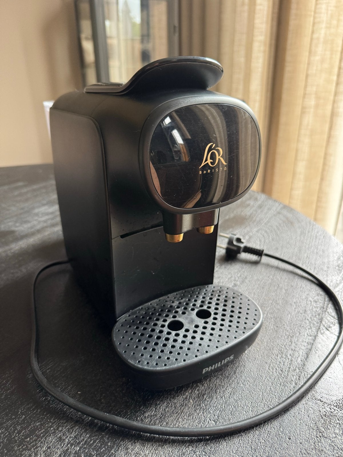 Philips L'OR Barista LM9012 koffiecupmachine, Ophalen, Gebruikt, Koffiemachine, Koffiepads en cups