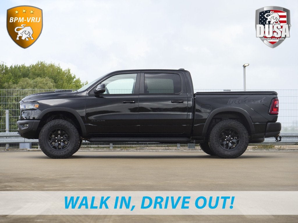 Dodge Ram | 1500 | Rebel | Night | 4x4 | Crew Cab | 3.0L Twi, Auto's, Automaat, Zwart, Zwart, Leder