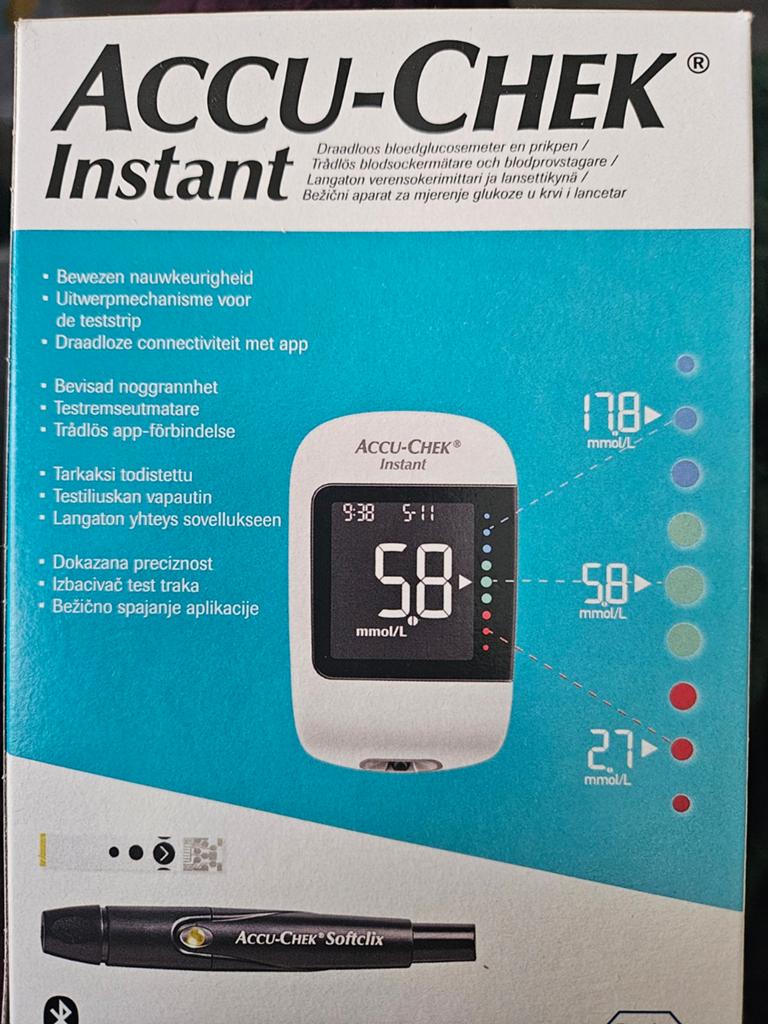 Glucose meter accu-chek nieuw in doos, Diversen, Ophalen of Verzenden, Nieuw