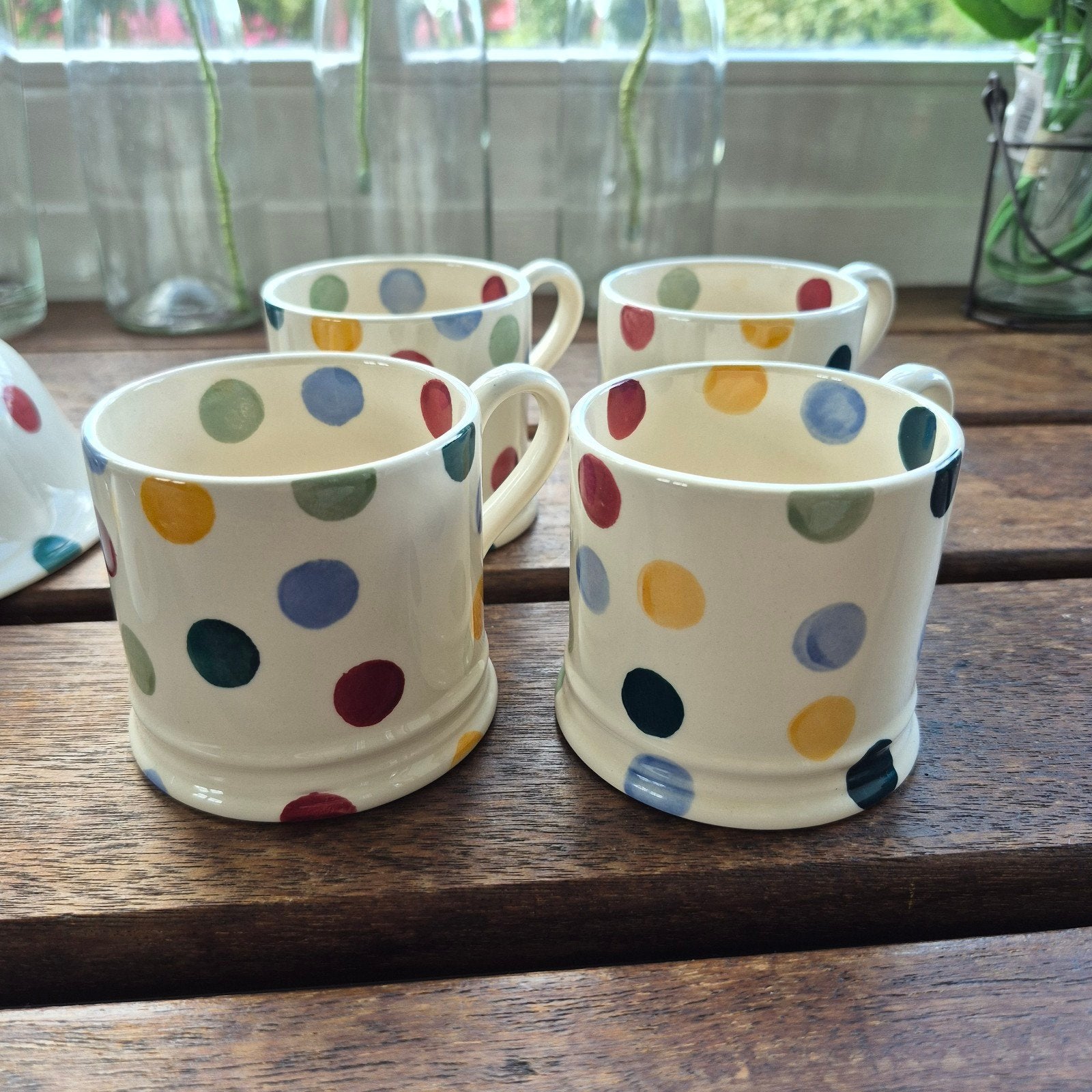 Emma Bridgewater mokjes 0.25 1/4pt babymugs Polkadot, Nieuw, Emma Bridgewater, Overige stijlen, Aardewerk