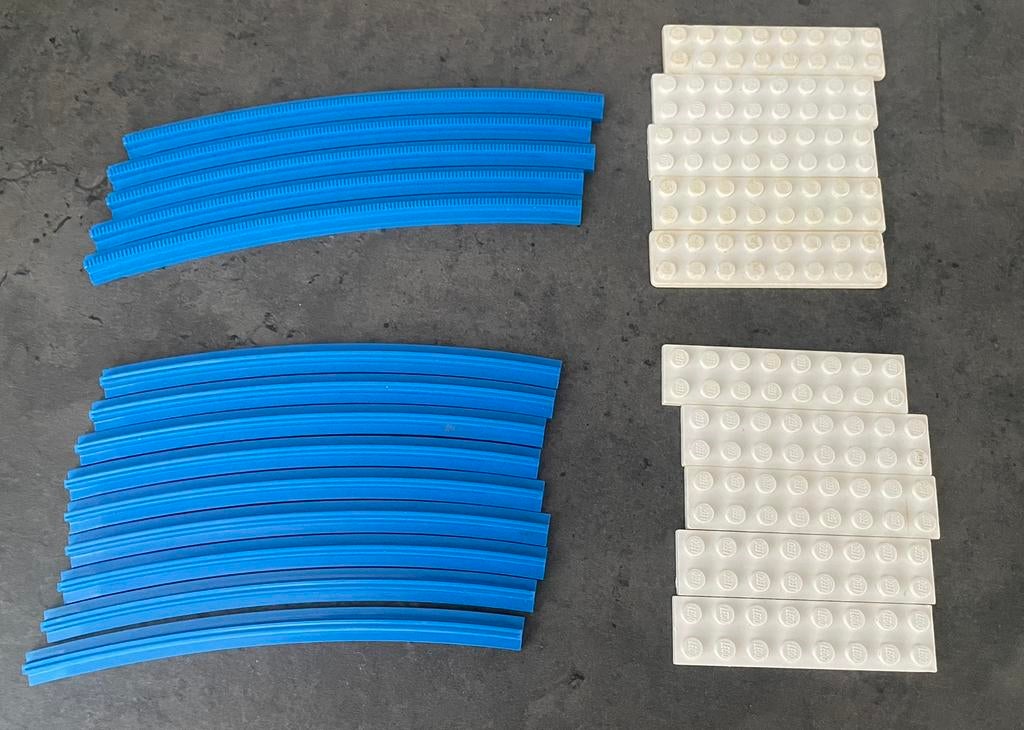 Lego 151 gebogen rails vintage, Ophalen of Verzenden, Zo goed als nieuw