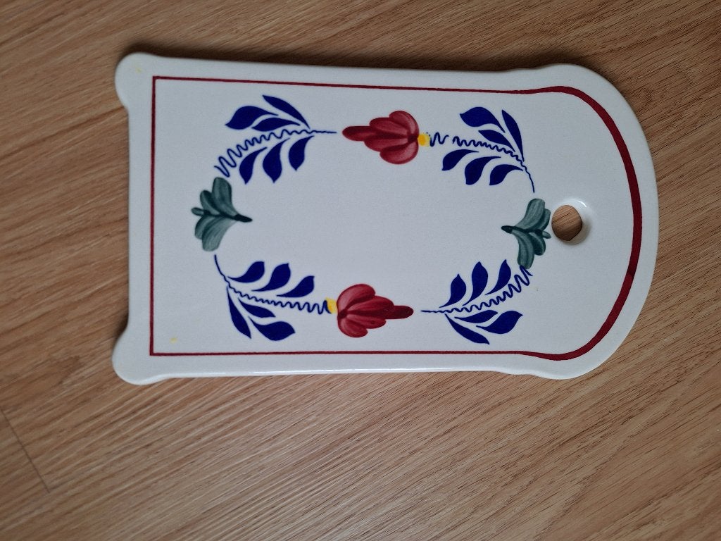 Boerenbont kaasplankje, Ophalen of Verzenden, Zo goed als nieuw, Royal Boch, Aardewerk