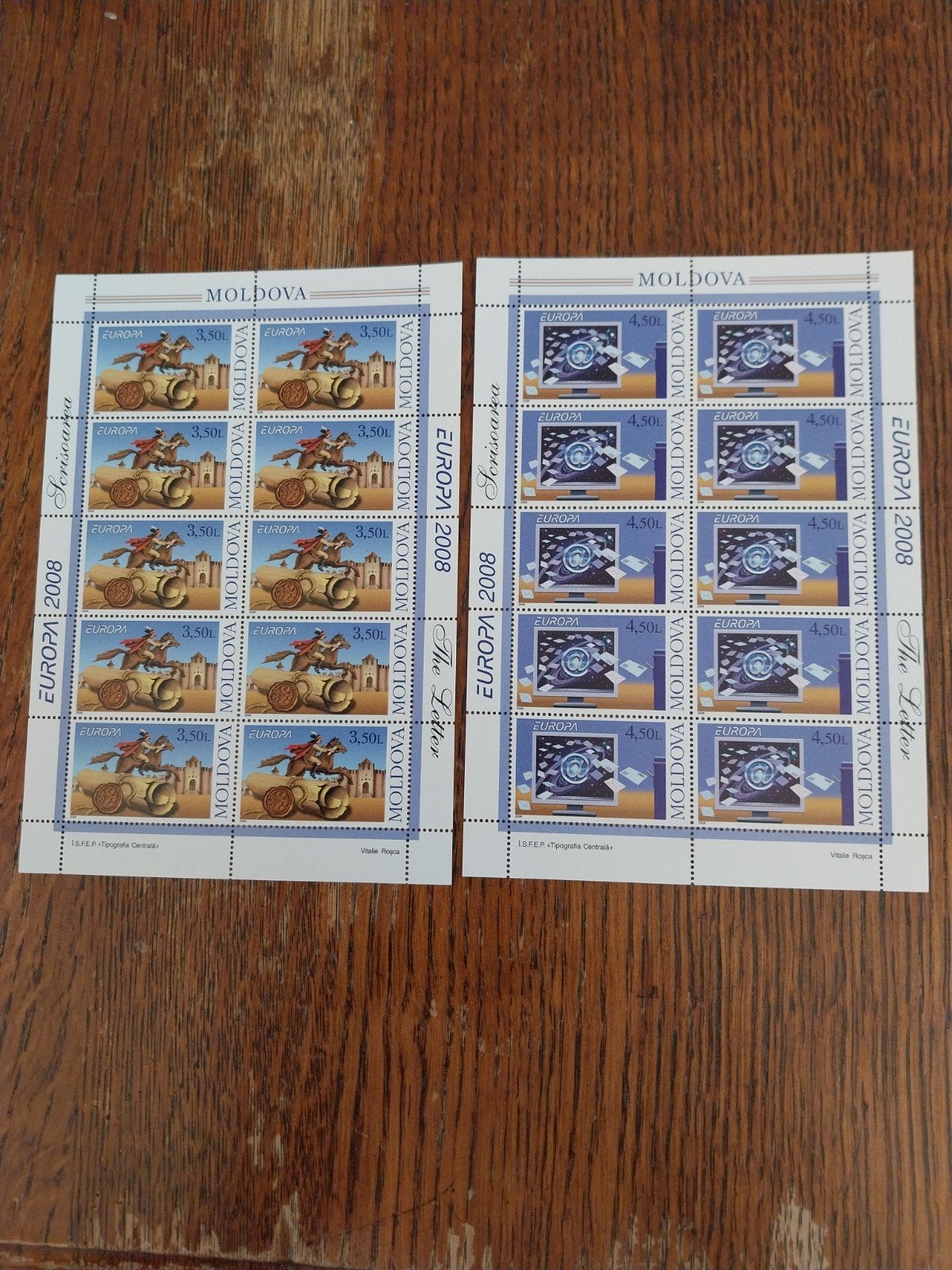 Europa Moldavië klb 611612 brief 2008 postfris mi 55 euro, Ophalen of Verzenden, Dier of Natuur