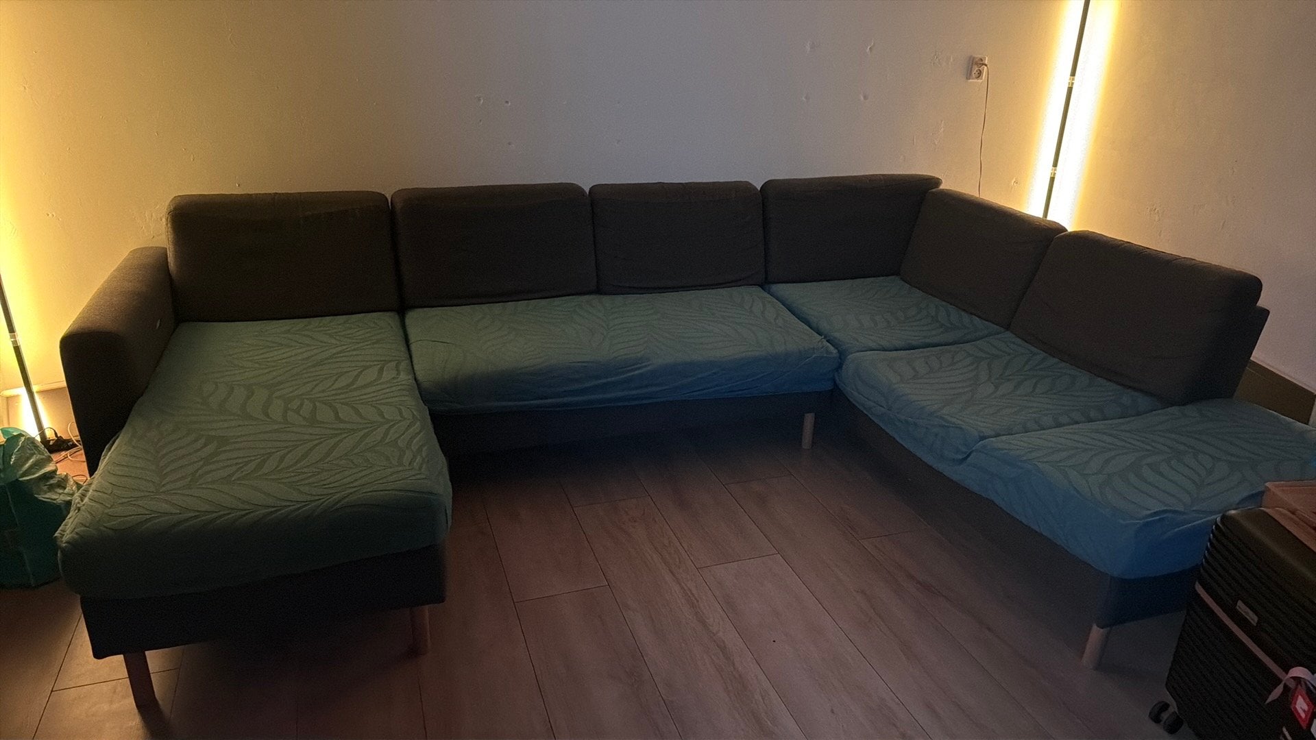 U hoekbank gratis, Ophalen, Gebruikt
