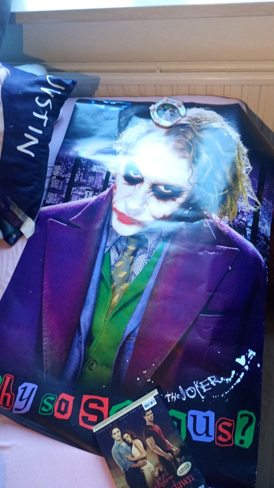 The Joker 'Why So Serious?' Poster nieuw, Ophalen, Rechthoekig Staand, Deurposter of groter, Zo goed als nieuw