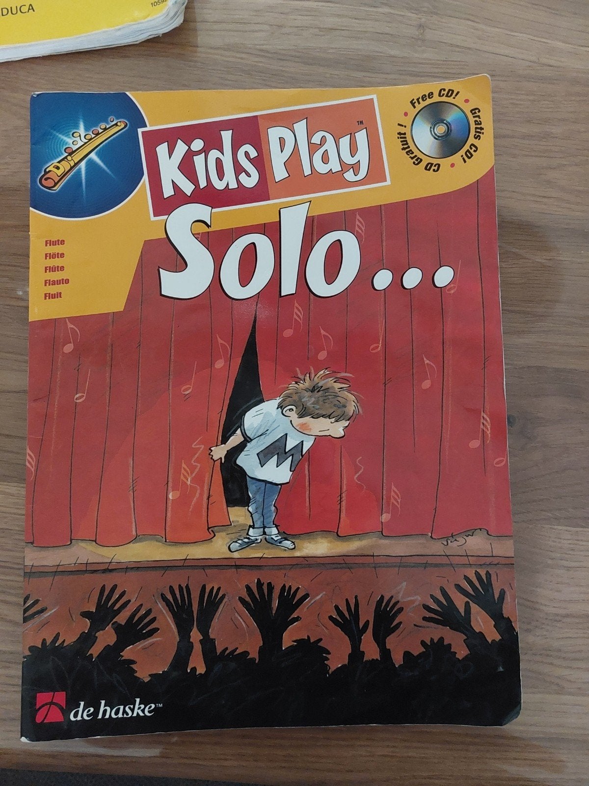 Kids play solo dwarsfluit met cd, muziekles muziekboek, Ophalen of Verzenden, Gelezen, Instrument