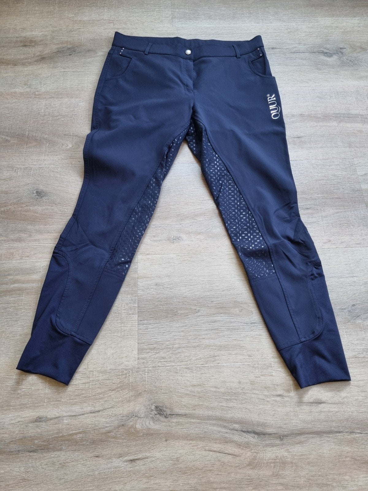 Rijbroek Quur maat 44, Dieren en Toebehoren, Blauw, Dressuur, Zo goed als nieuw, Quur