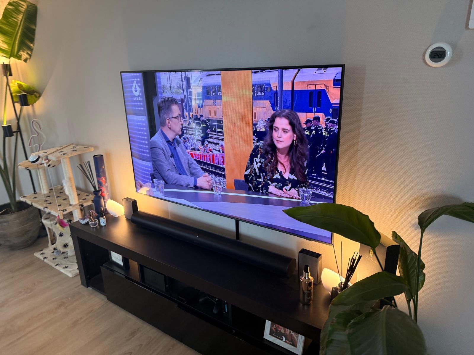 Samsung QE65Q74B, Ophalen, 50 Hz, Zo goed als nieuw, Samsung